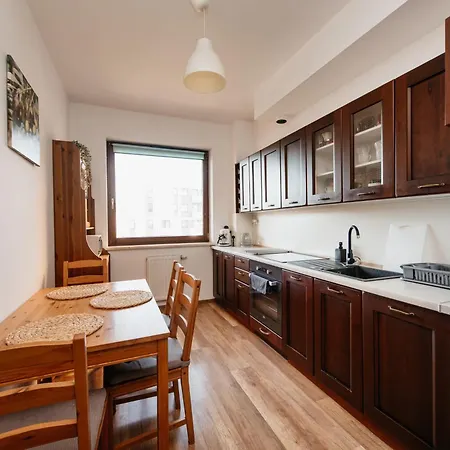Apartment 2-room With Garage And Air Conditioning In The Center Krakau